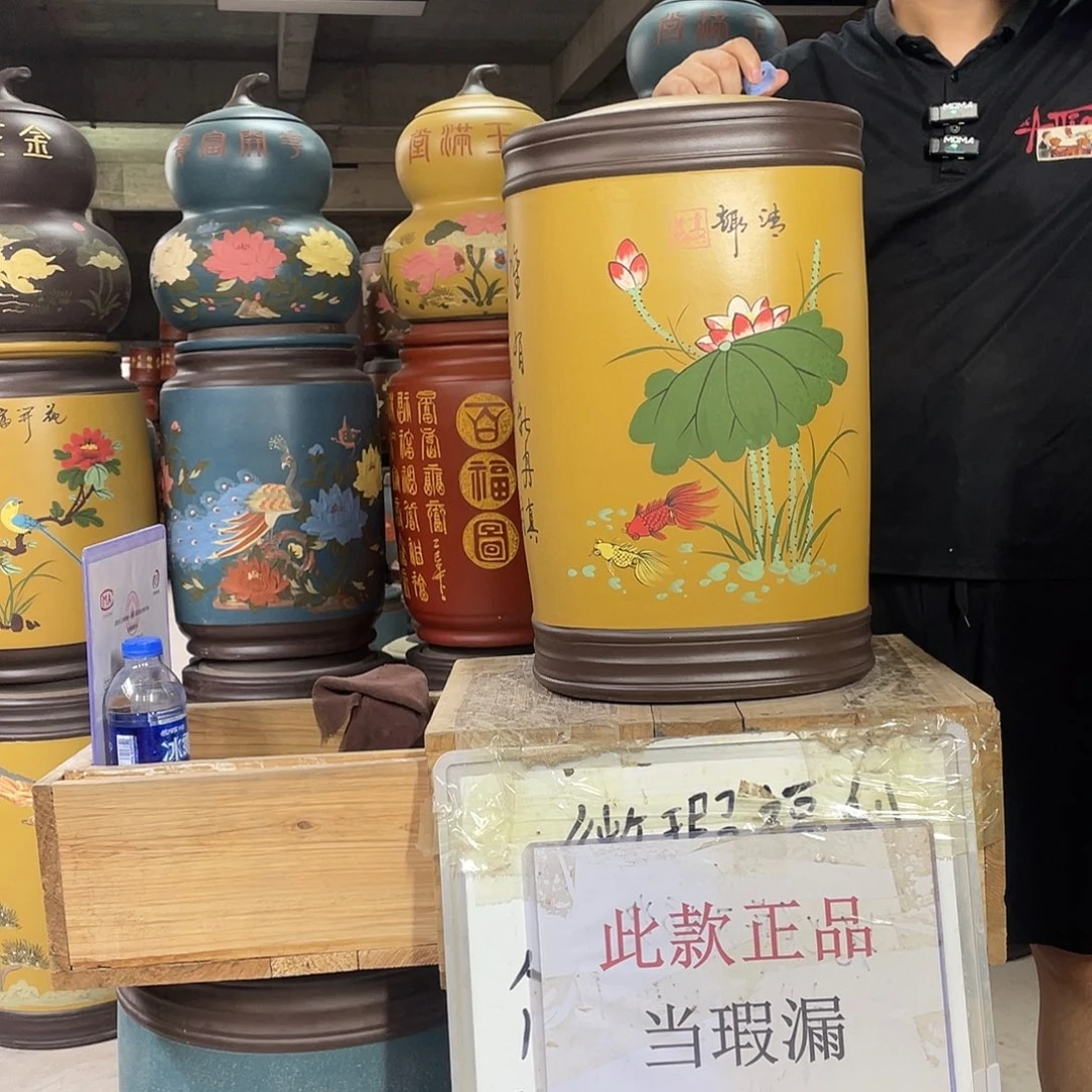 宜兴原矿紫砂茶叶罐