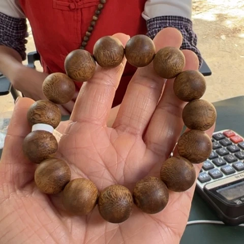 沉香手串装勺子14克卡1.5多样性发1条