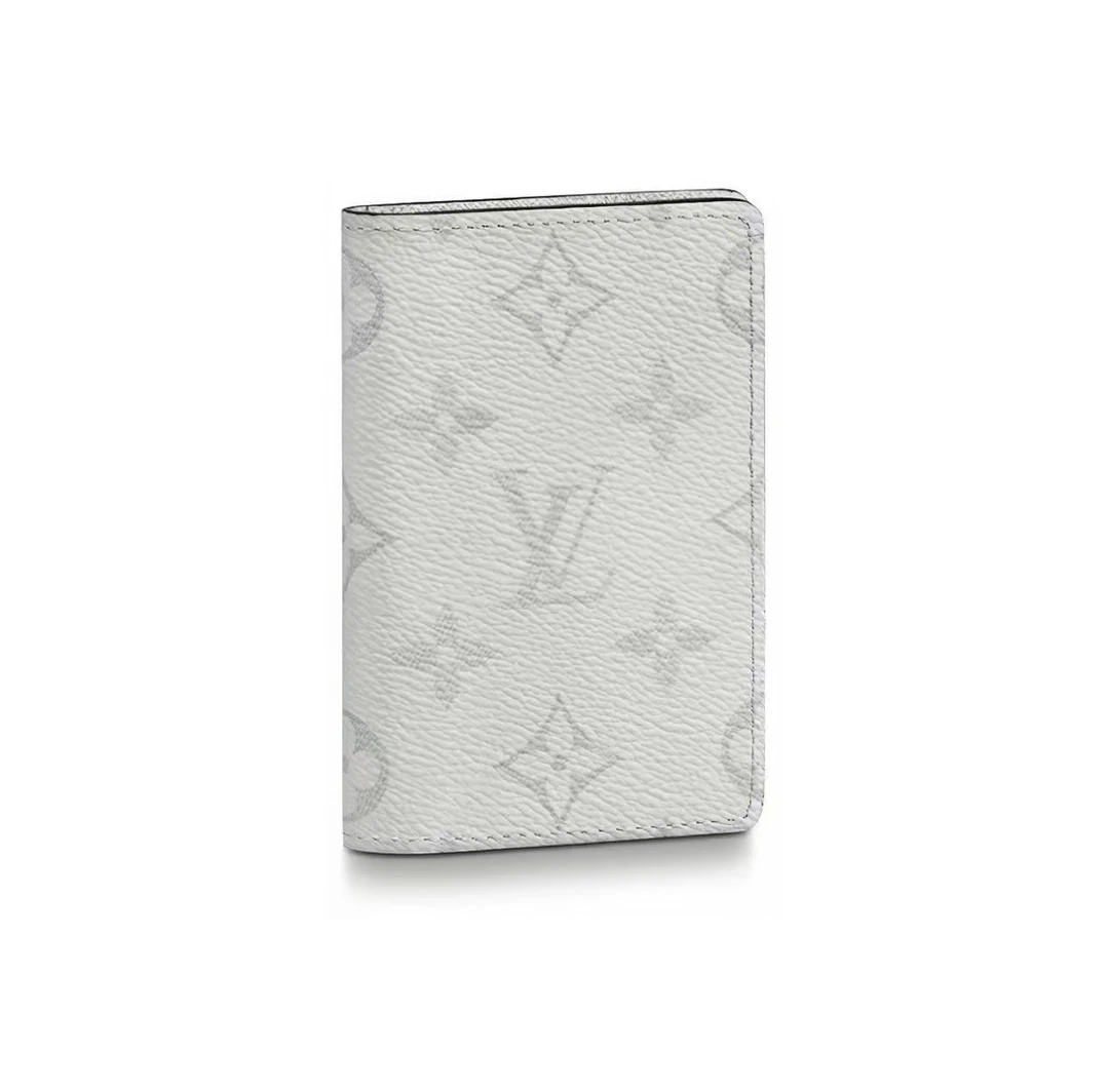 99新 LouisVuitton/路易威登  Pocket Organizer 老花牛皮卡包