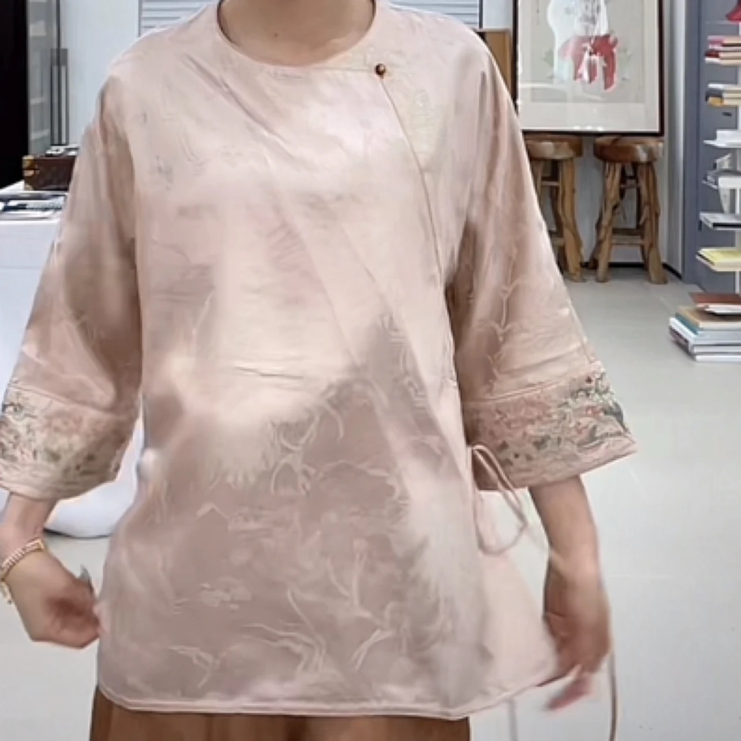 YEVACHAO时尚新中式外套上衣