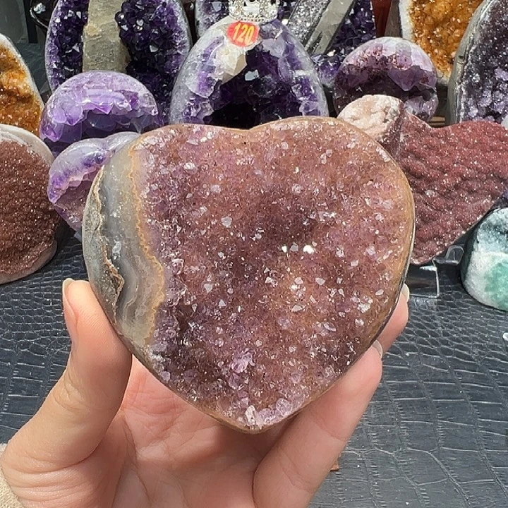 珠宝半成品未镶嵌紫晶