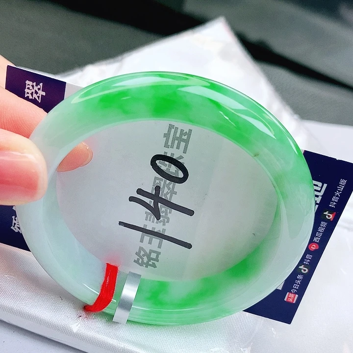 翡翠未镶嵌手镯缅甸天然a货翡翠手镯