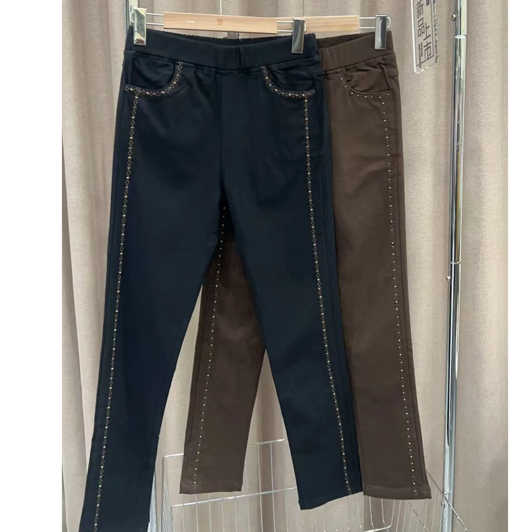 『牛仔裤Y』时尚百搭气质新款高级舒适杂志风牛仔裤95601