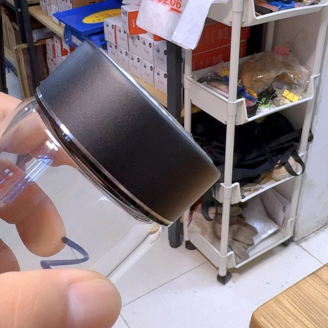 肖***少水晶玻璃盖子款7722 黑 400 毫升