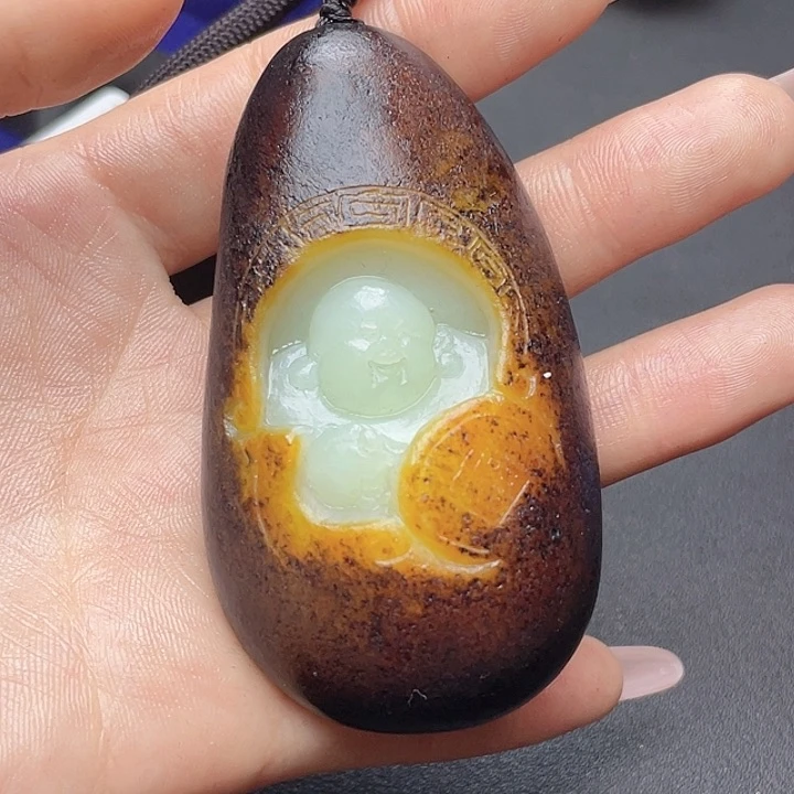 和田玉挂件未镶嵌T