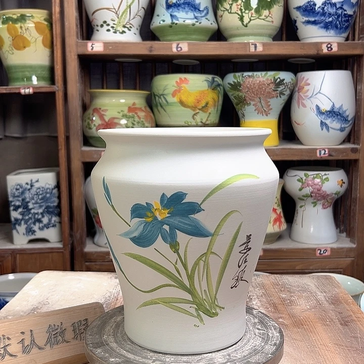 陶小脚玉兰新款新款陶瓷陶瓷陶瓷