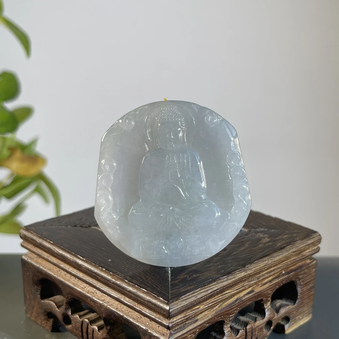 JTA21-23 天然翡翠缅甸A货 大日如来