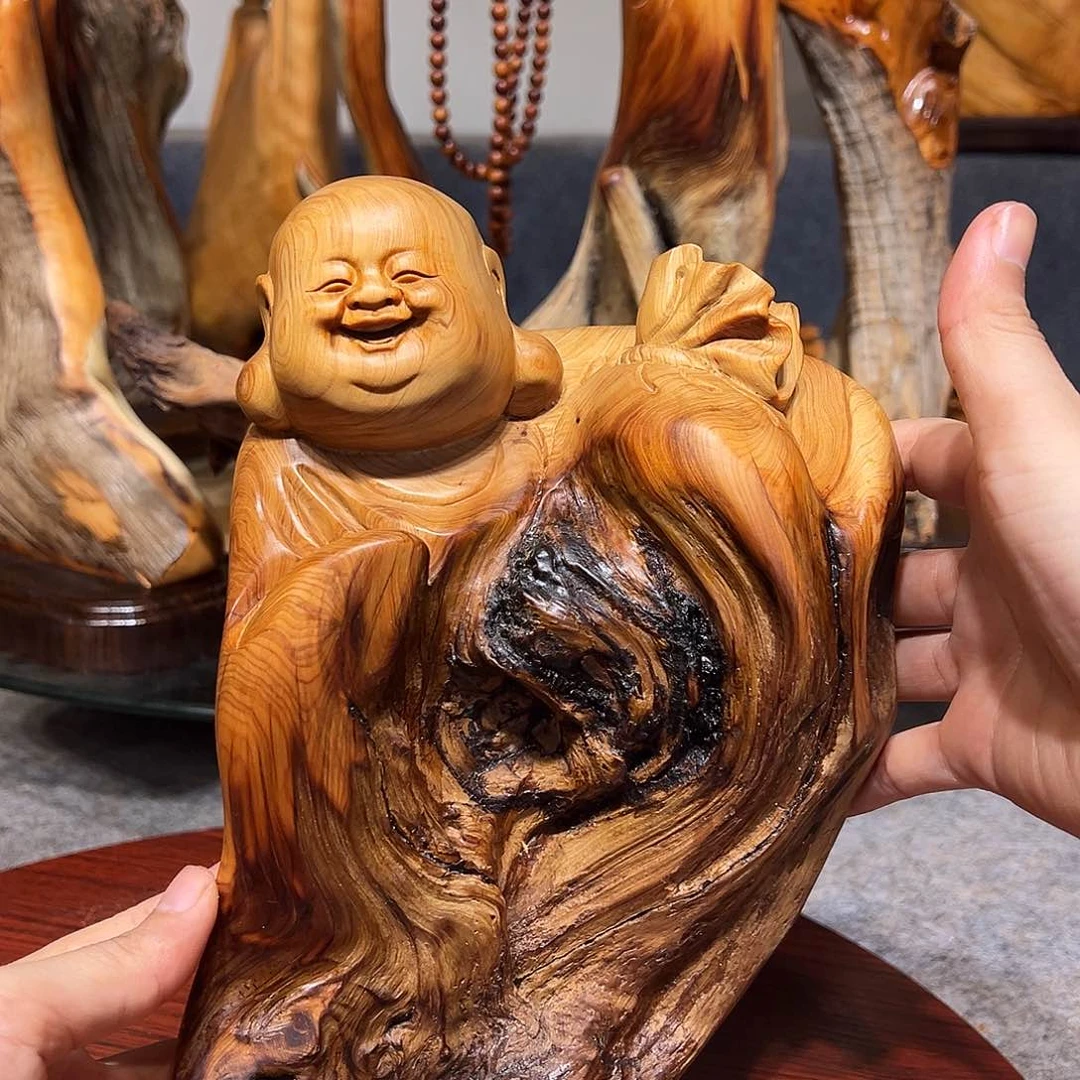 柏木（崖柏）《****》崖柏木手把件摆件