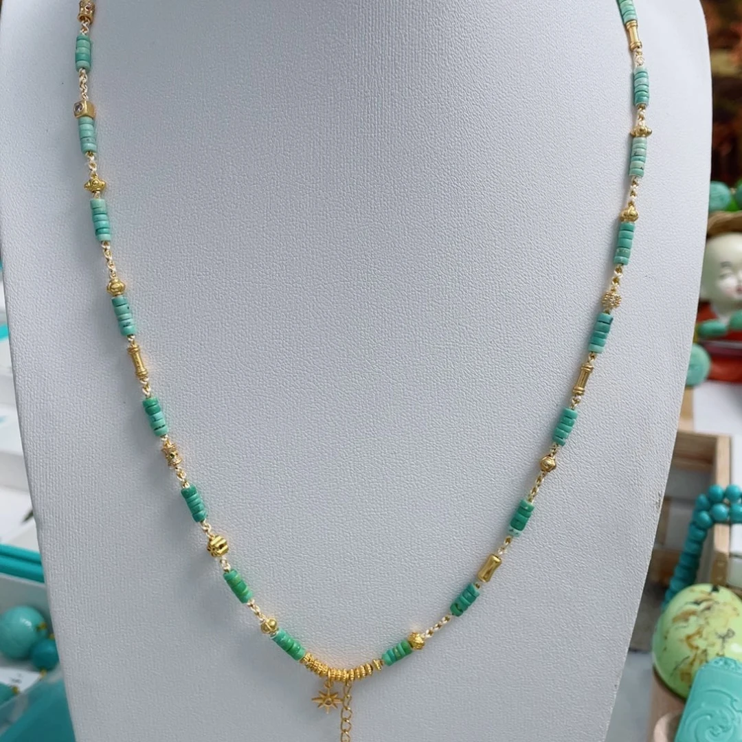 绿松石银S925镶嵌珠宝奇石