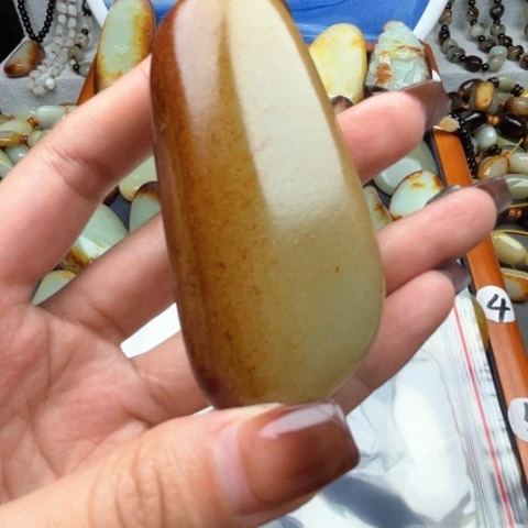 和田玉颈饰未镶嵌平**运
