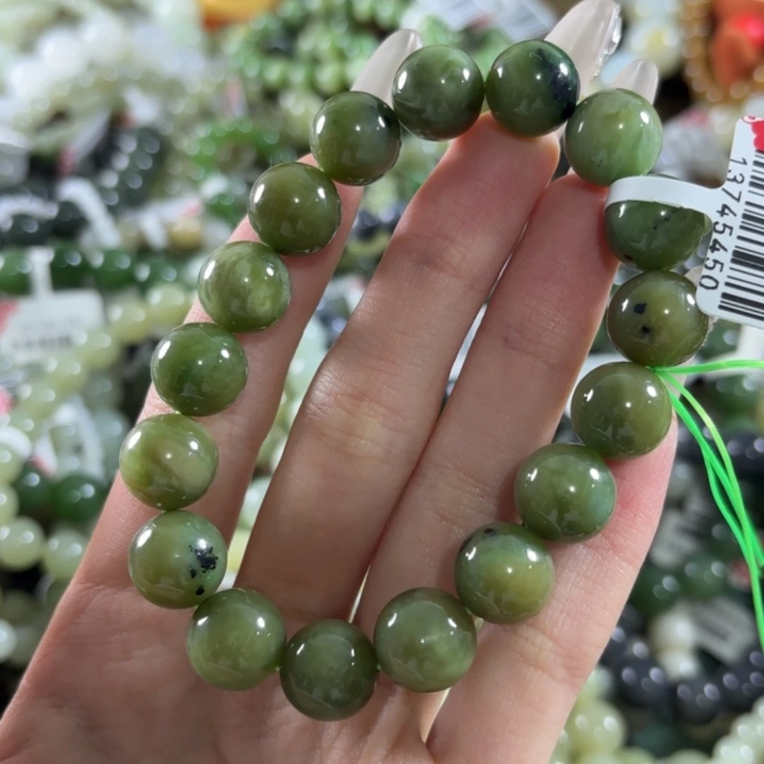 和田玉未镶嵌手链370