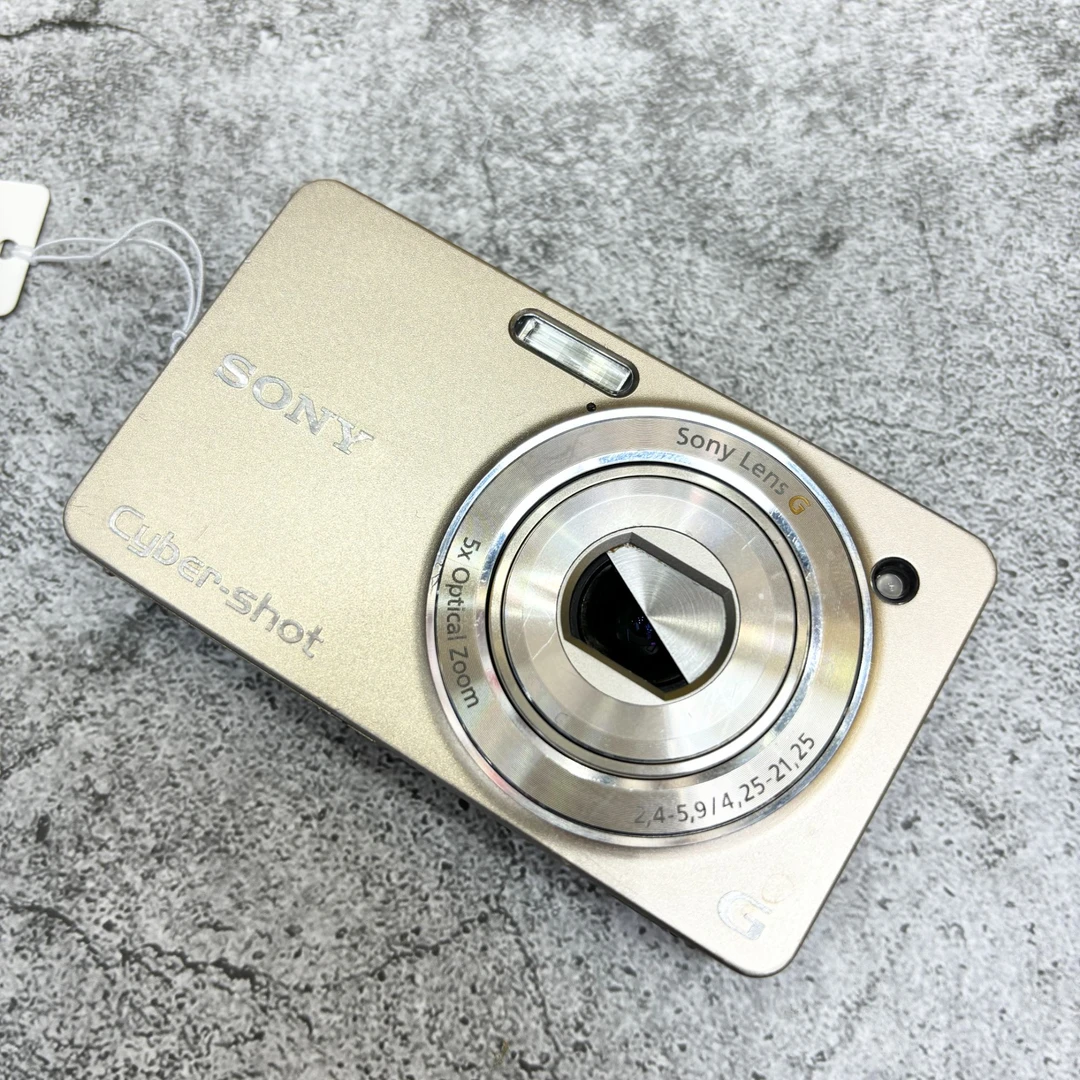 9新 Sony/索尼 WX1 CCD 复古冷白皮便携高清数码相机 日版