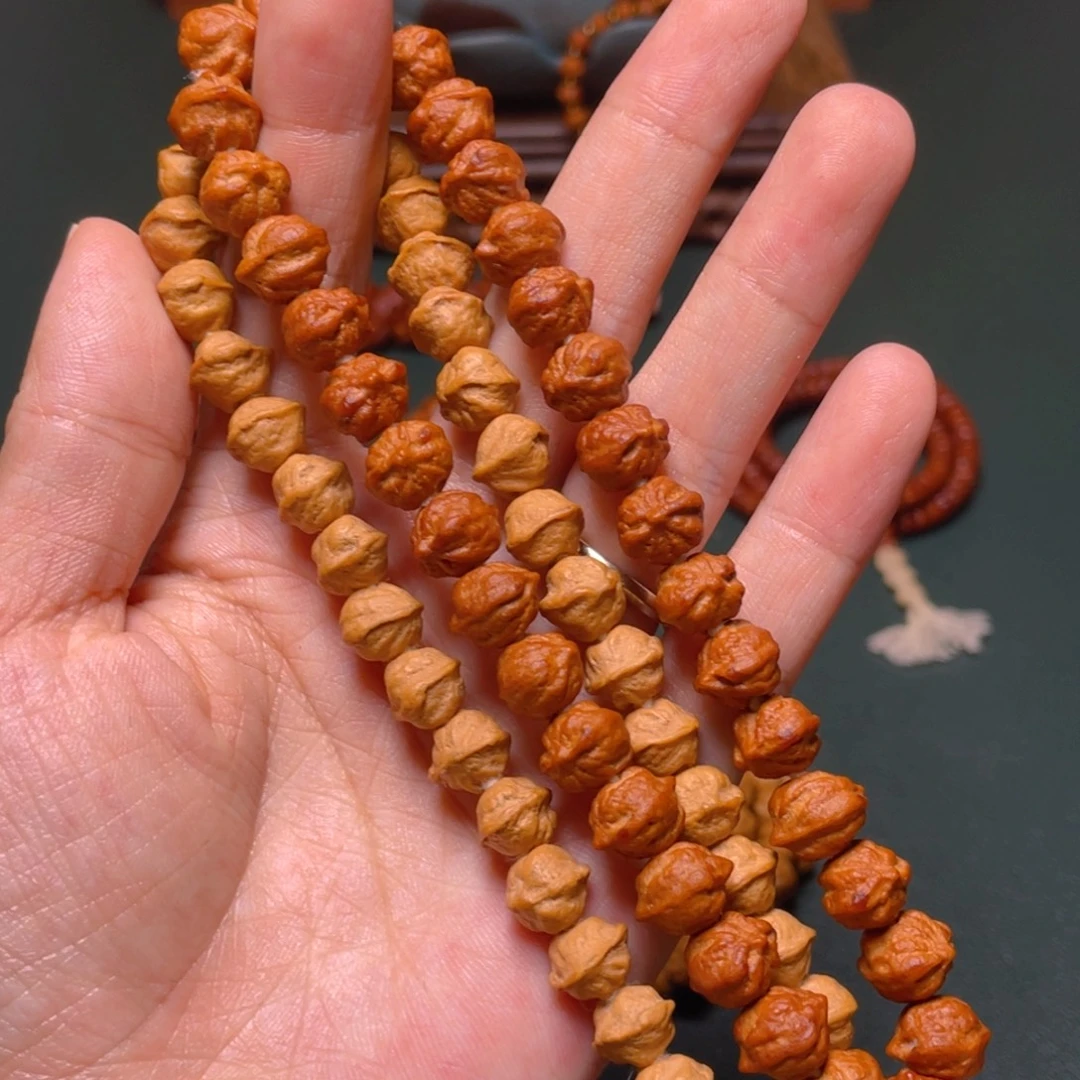 柏香籽/百香籽吊坠白芽横打手持