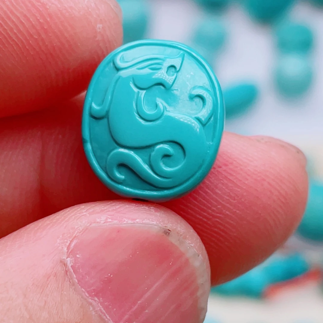 绿松石未镶嵌吊坠(不含链)