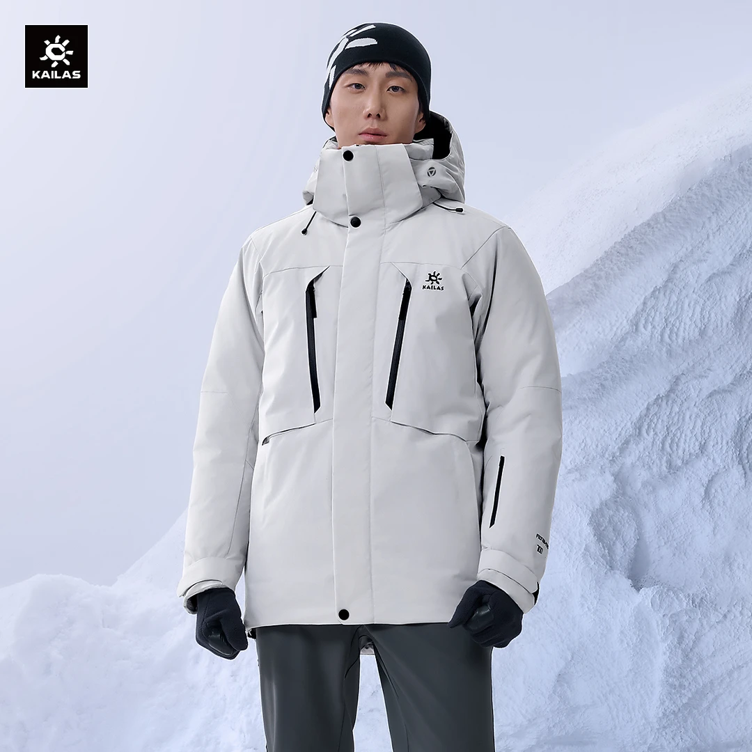 凯乐石蒙塔纳羽绒服冬季户外徒步旅行加厚中长鹅绒服KG2443136