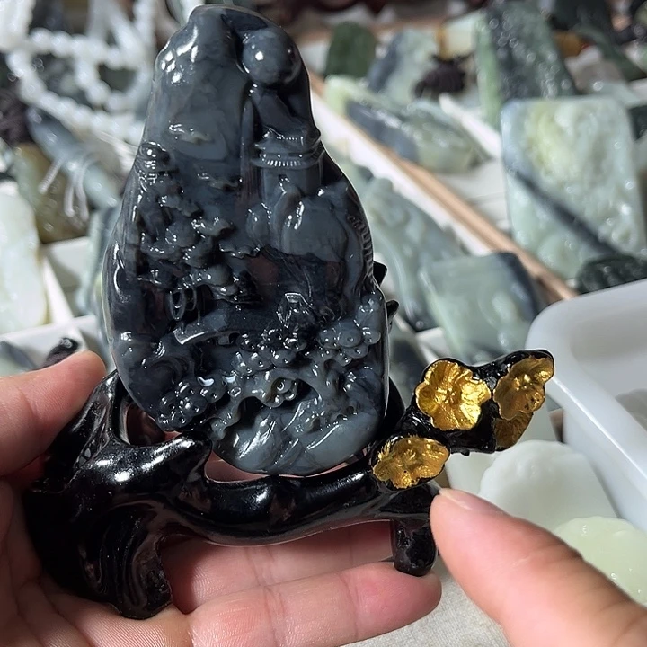 和田玉未镶嵌项链