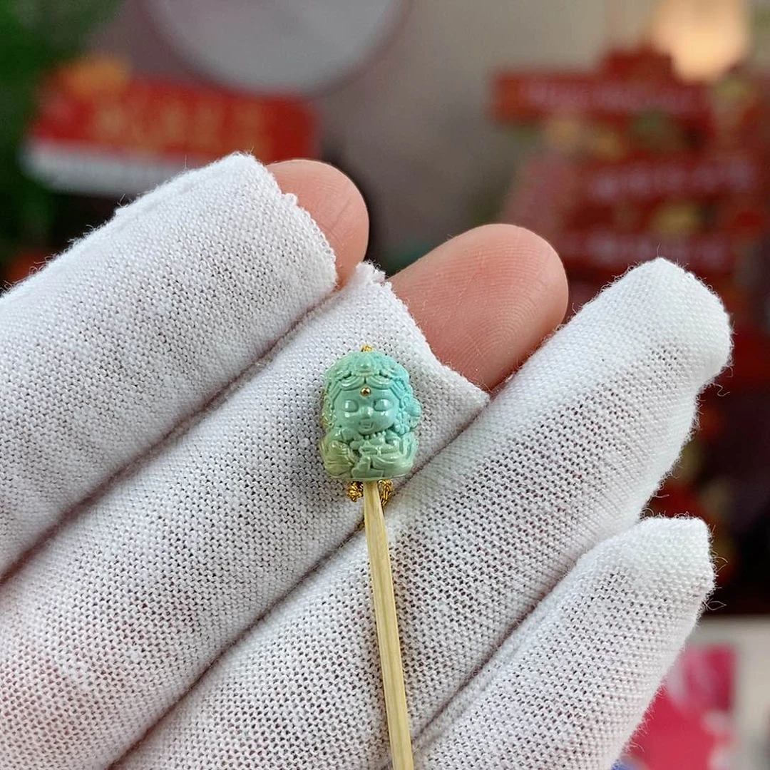 绿松石珠宝奇石未镶嵌