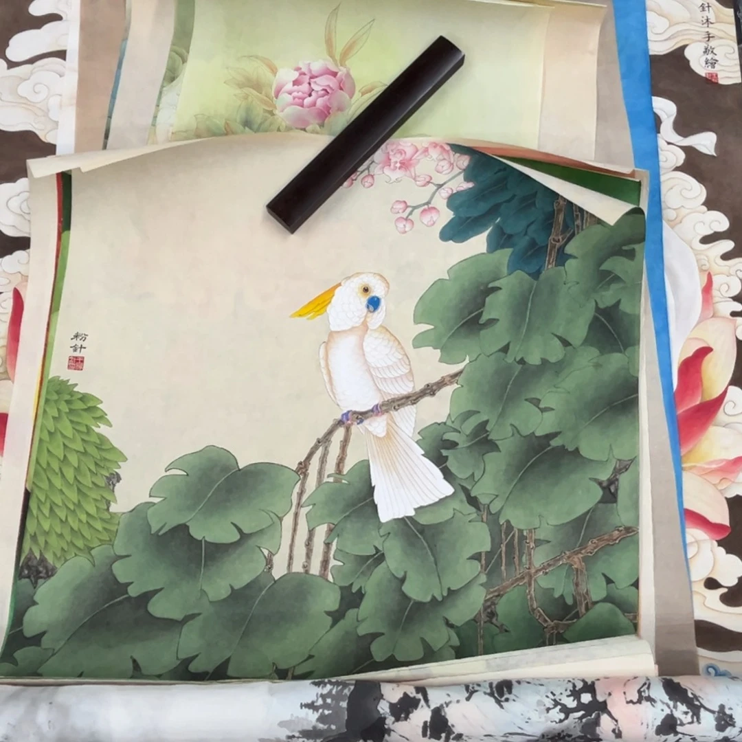 天****国画绘画作品多次参加全国美展