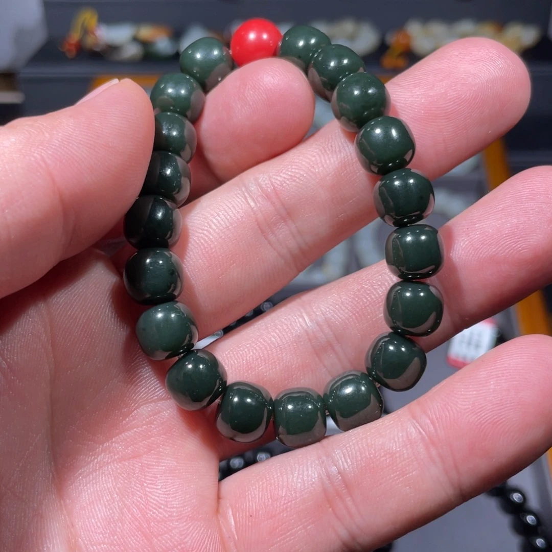 完***K颈饰未镶嵌和田玉（白玉）