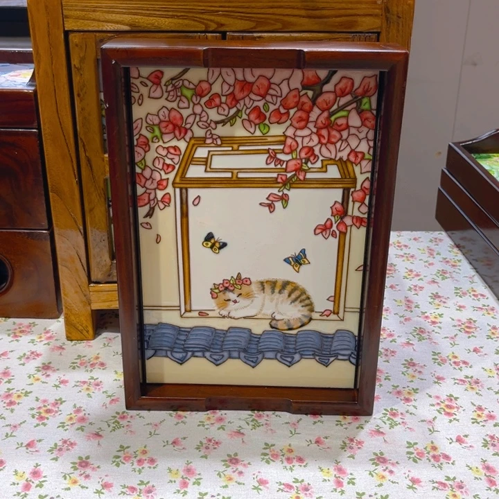 塑料瓷板画艺术作品