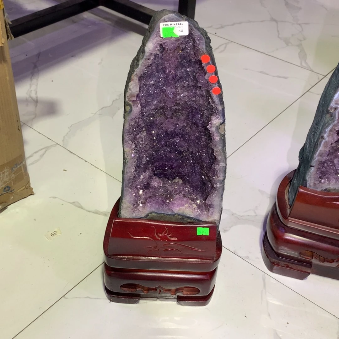 未镶嵌紫晶大型摆件（非配饰）月