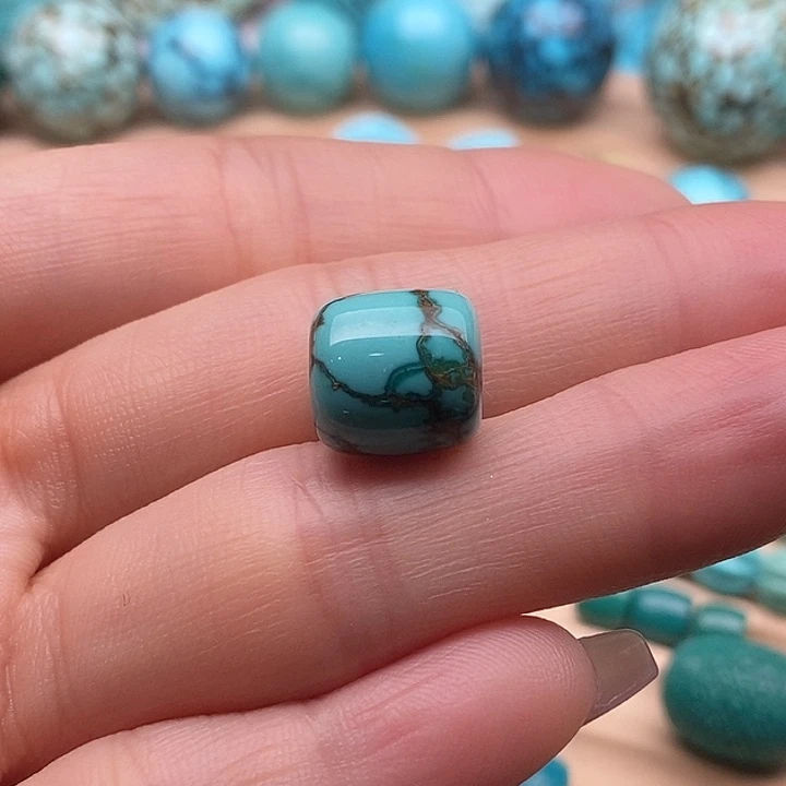 绿松石未镶嵌原矿高瓷绿松石配饰