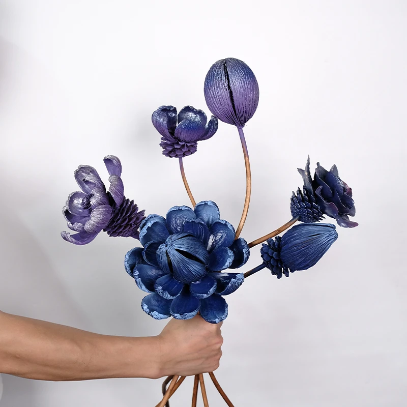 【暗色油画果壳福利】免打理永生果壳花独特工艺干花家居装饰摆件
