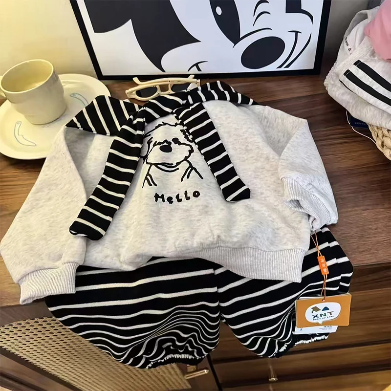 2025春秋季新款儿童韩版洋气时尚爆款休闲宽松披肩潮酷儿童衣服