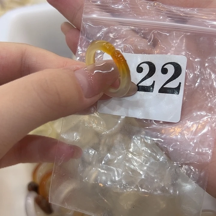 合金戒指玛瑙/玉髓122港18