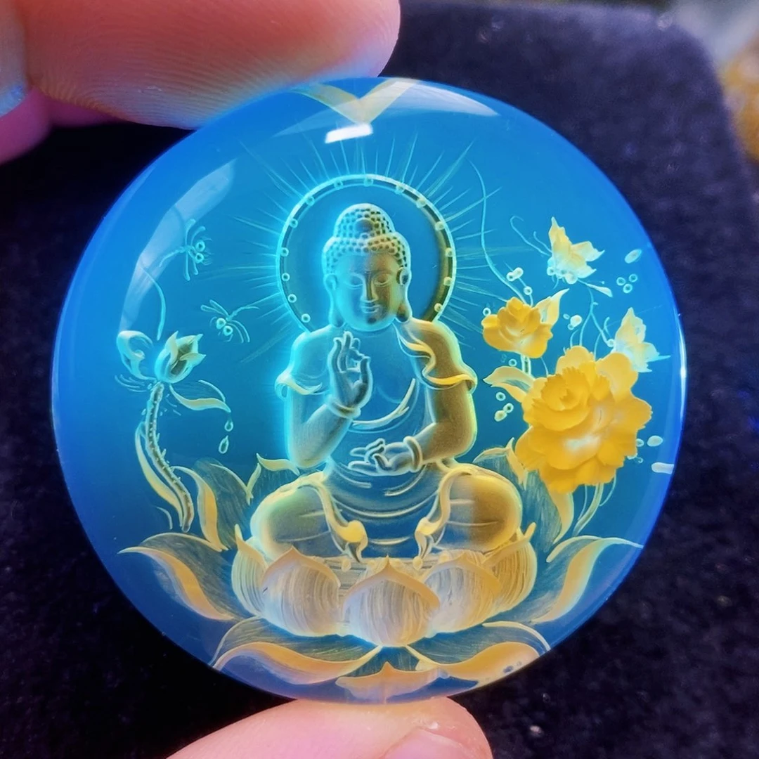 【闪购商品】蓝珀吊坠(不含链)未镶嵌