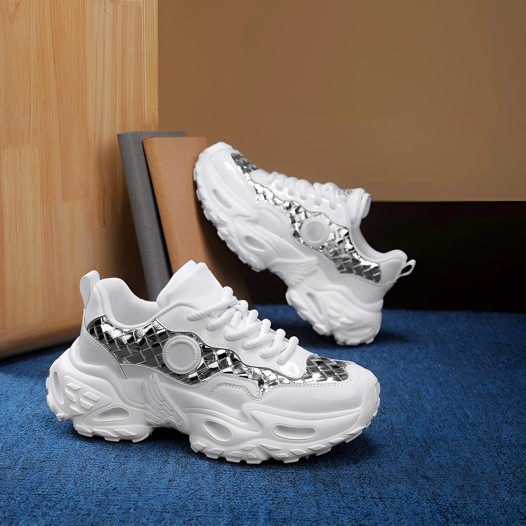 GalaTimes增高透气冬季老爹鞋时尚休闲鞋男士女士百搭潮流运动鞋K