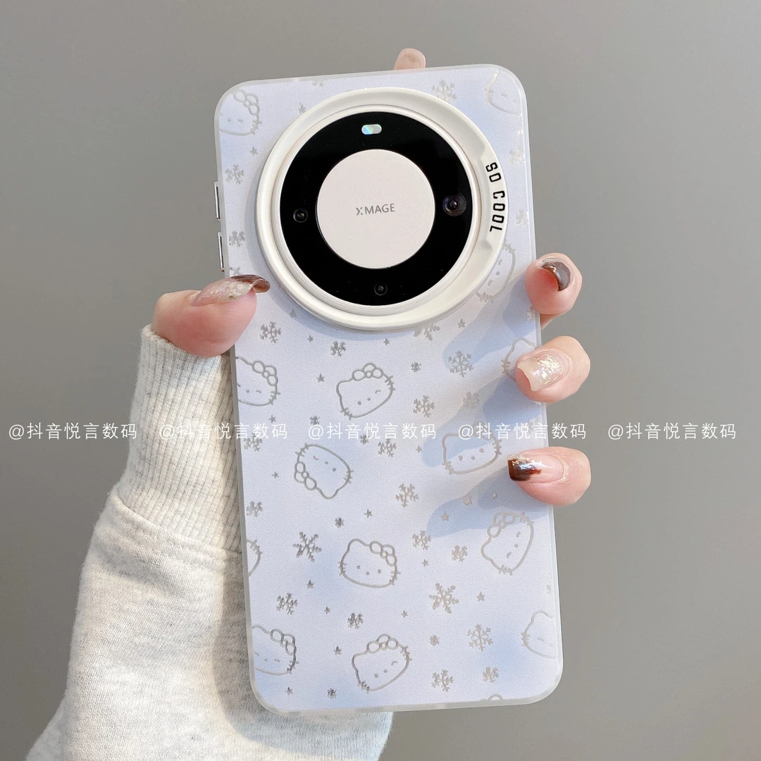 磨砂彩银适用华为mate70pro/60/50/40苹果17promax雪花KT潮手机壳