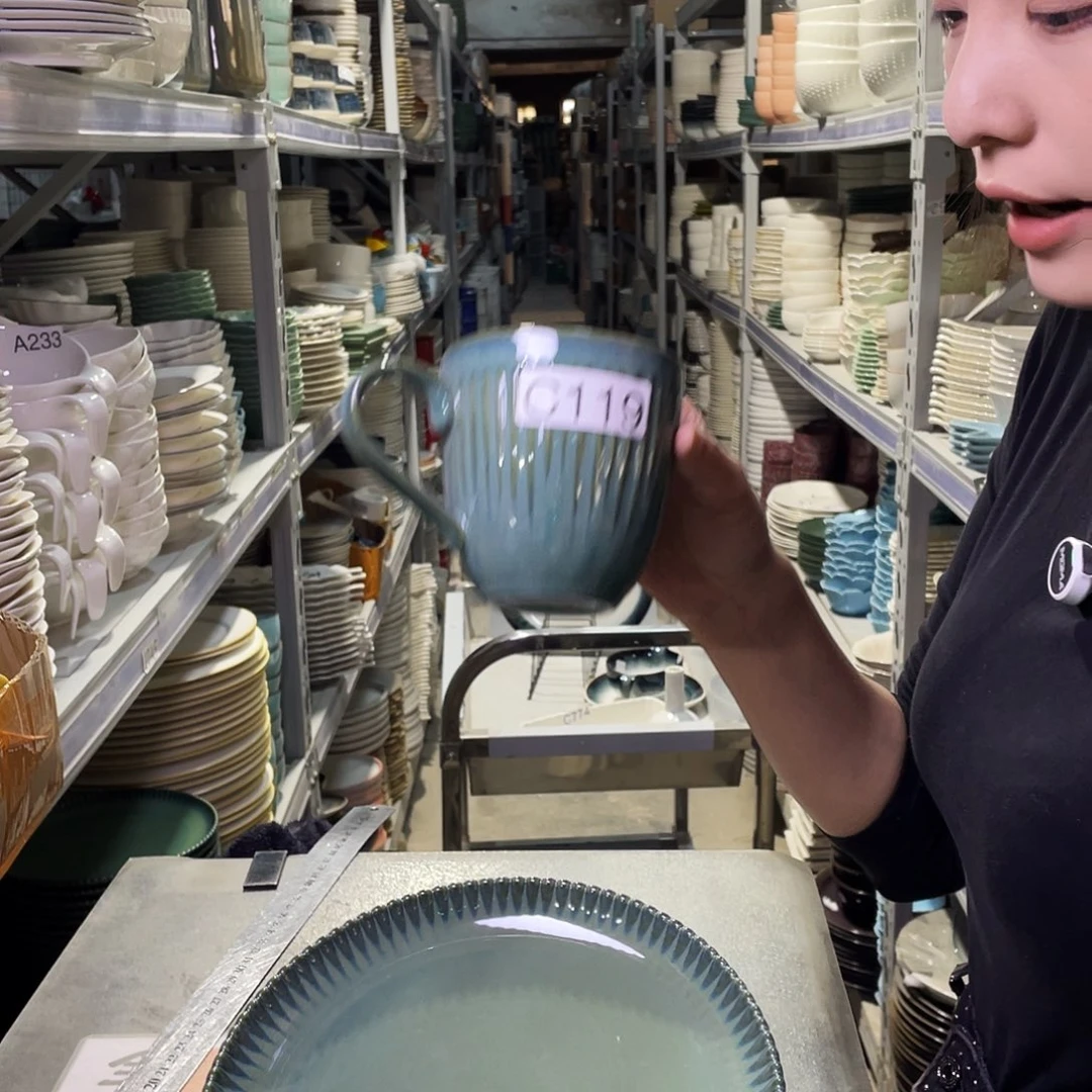 瓷片119             2杯2盘