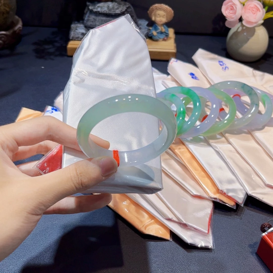 未镶嵌手镯翡翠翡翠手镯51圈口