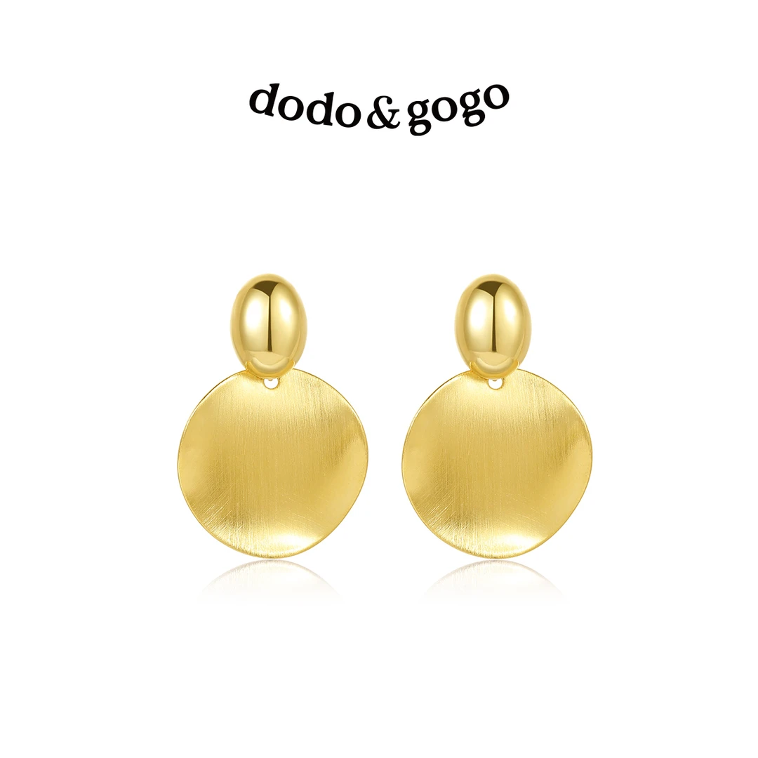 DODOGOGO小众独特气质金属耳钉2025新款爆款秋冬耳环高级感耳饰