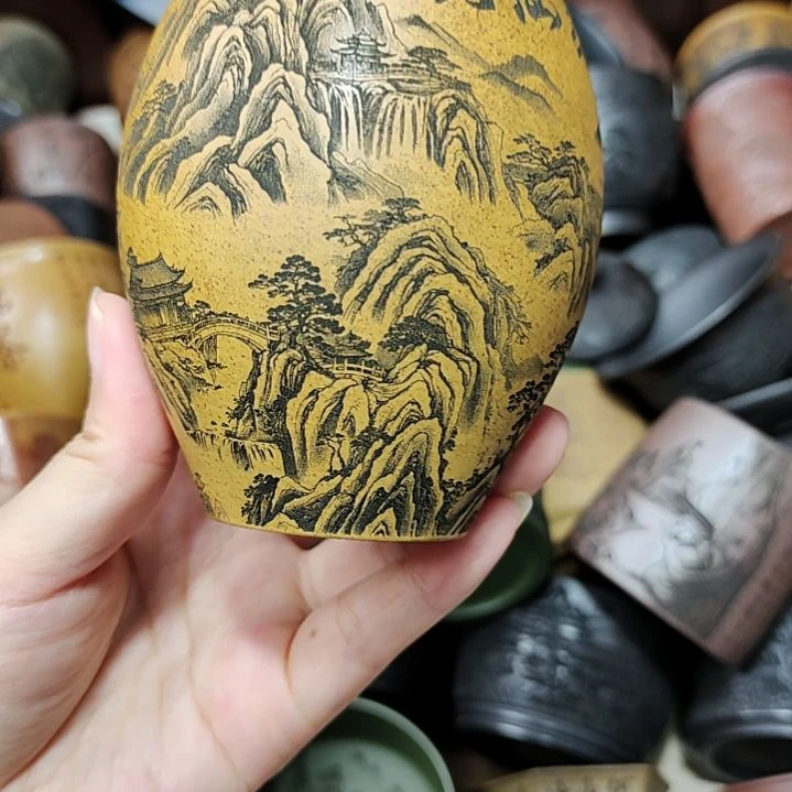 茶杯紫砂宜兴紫砂正品具