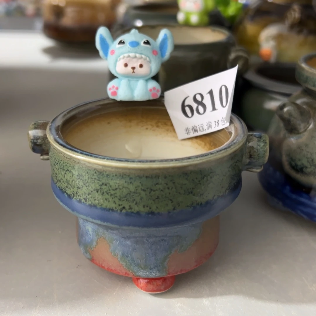 口6 手工花盆满30包邮