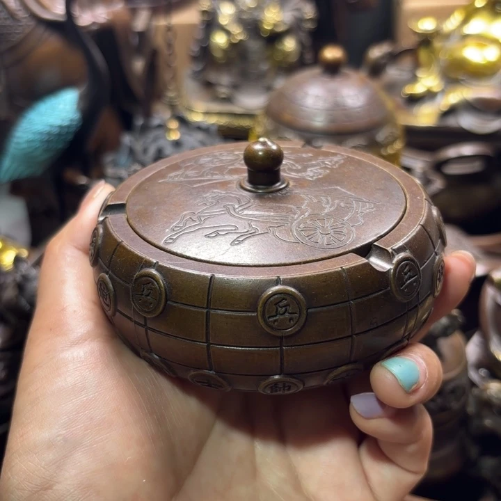 铜器摆件收收藏藏