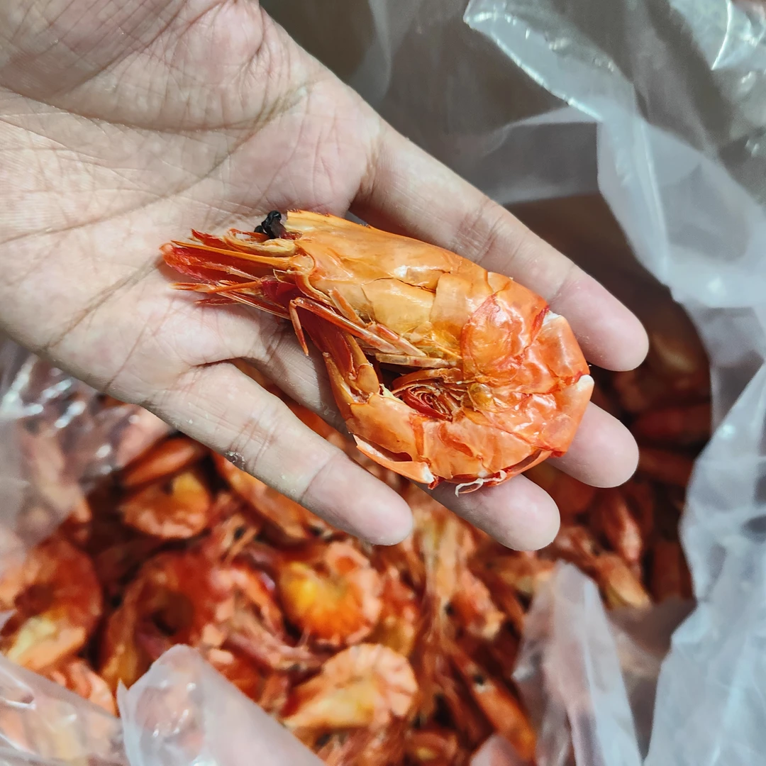 大连九节虾干烤虾干特号对虾干碳烤大虾淡干即食零食斑节虾