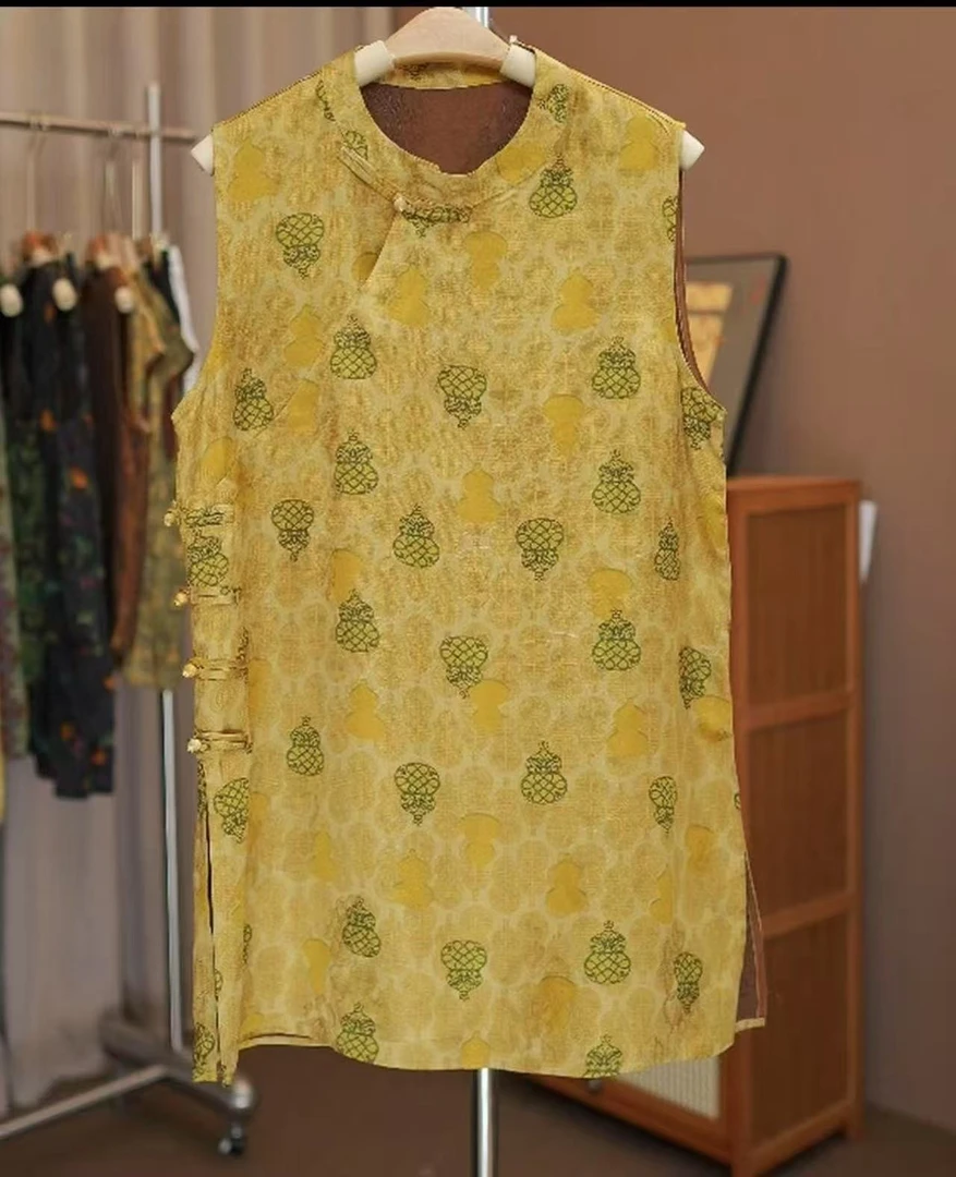 新款轻奢时尚减龄洋气百搭福禄国风新中式夏季旗袍小衫