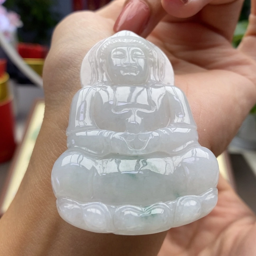 翡翠未镶嵌颈饰吊坠