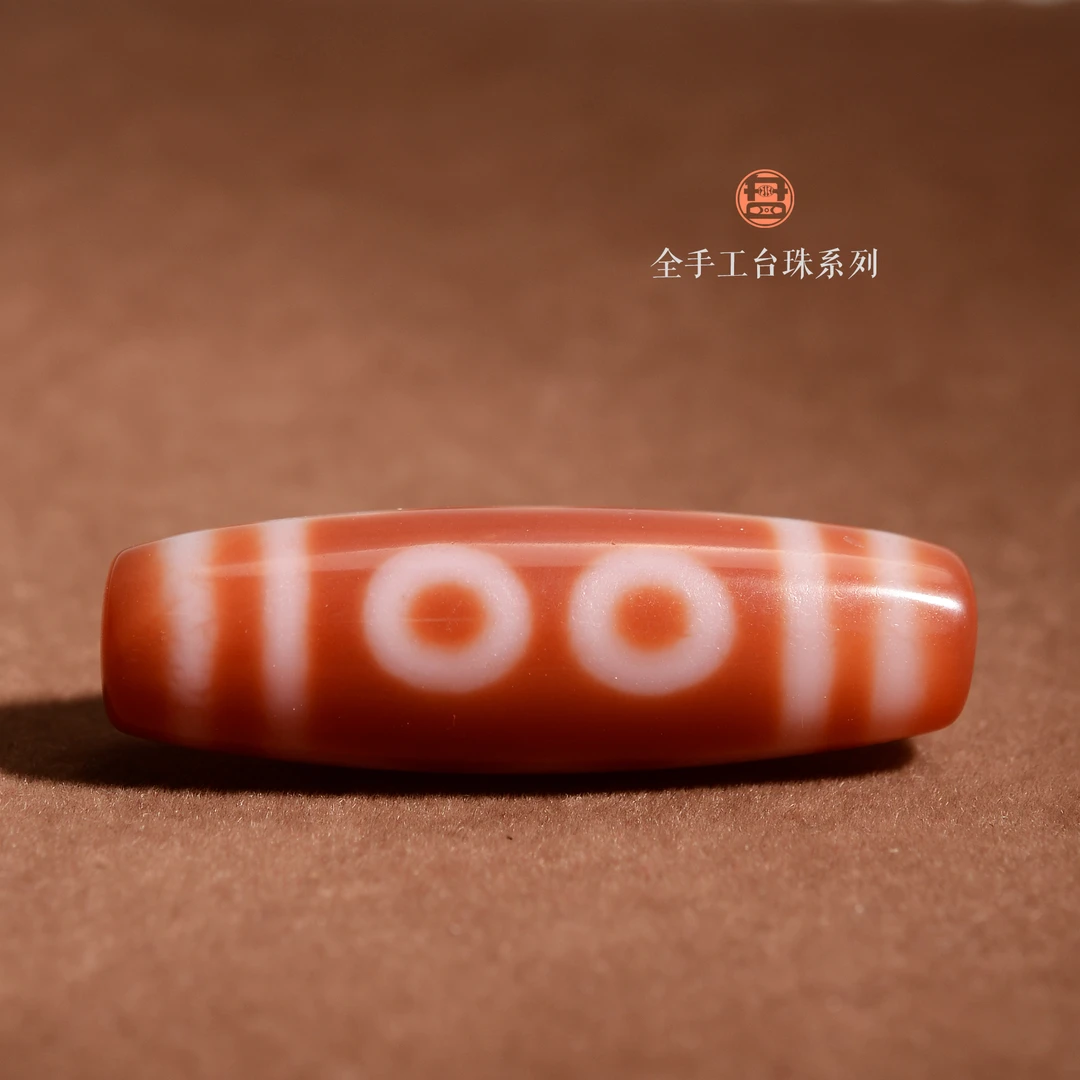 聚缘 K手工定制锁骨链（现代染色玛瑙宝盖五眼天珠制品）