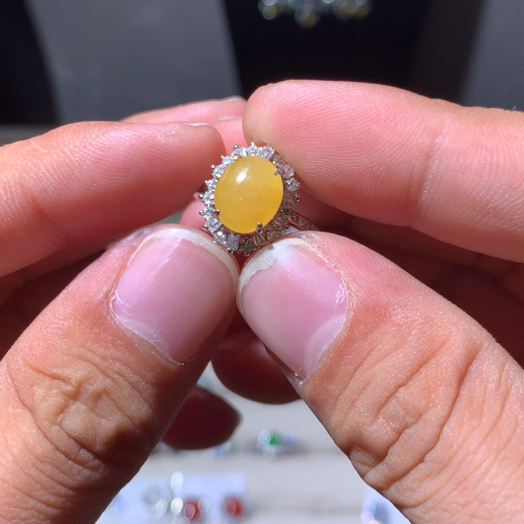 快***瓜翡翠银S925镶嵌耳饰