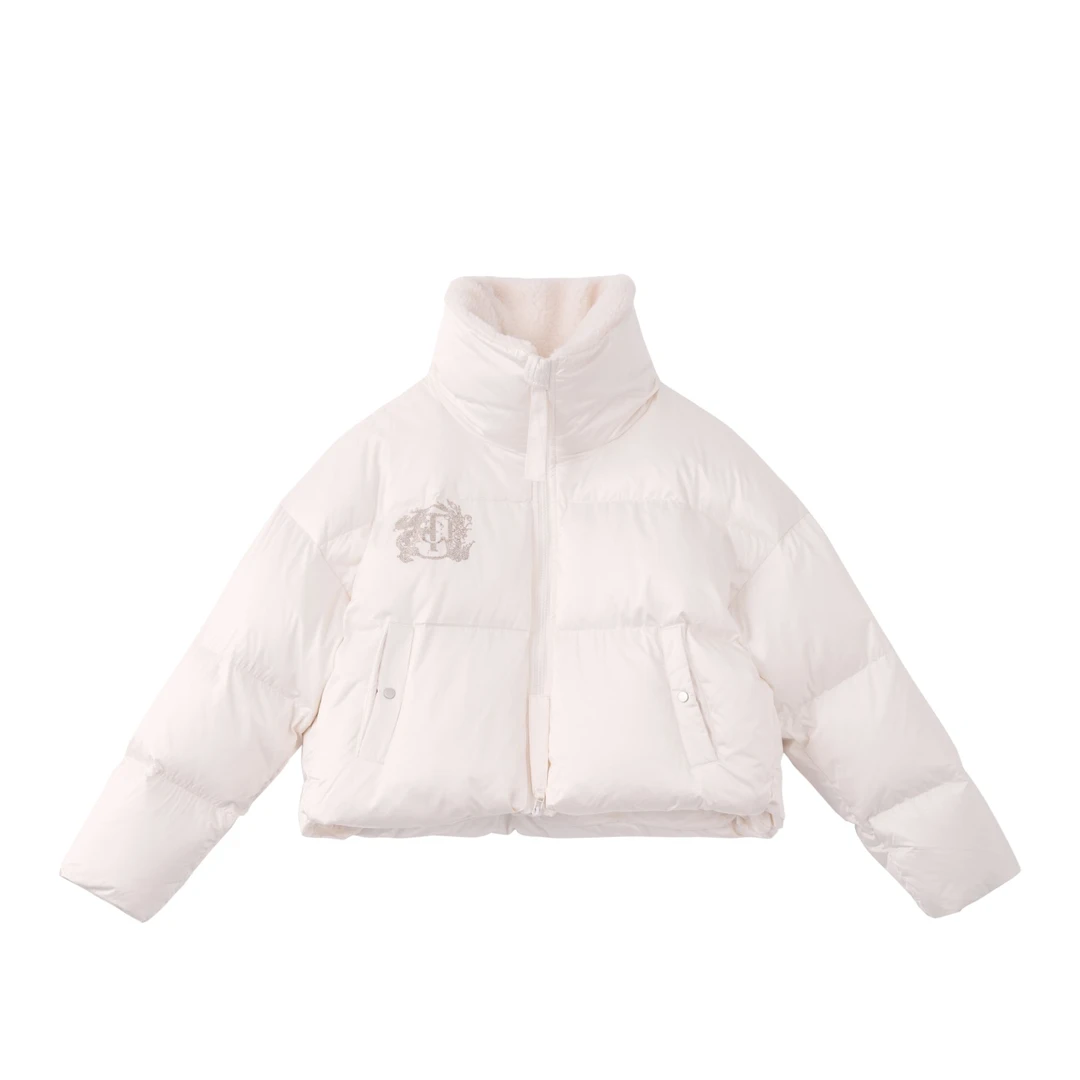 TCH轻奢烫钻工艺新时尚休闲百搭潮流羽绒服女T72D19E9012tch私服