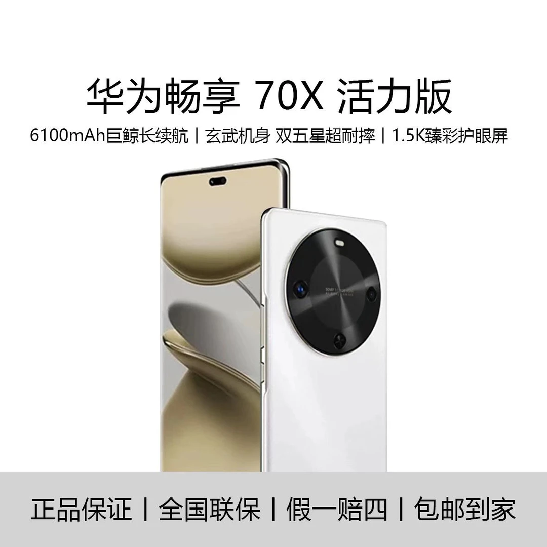 未拆封 Huawei/华为 巨鲸长续航256G玄甲机身双五星超耐摔 白F27
