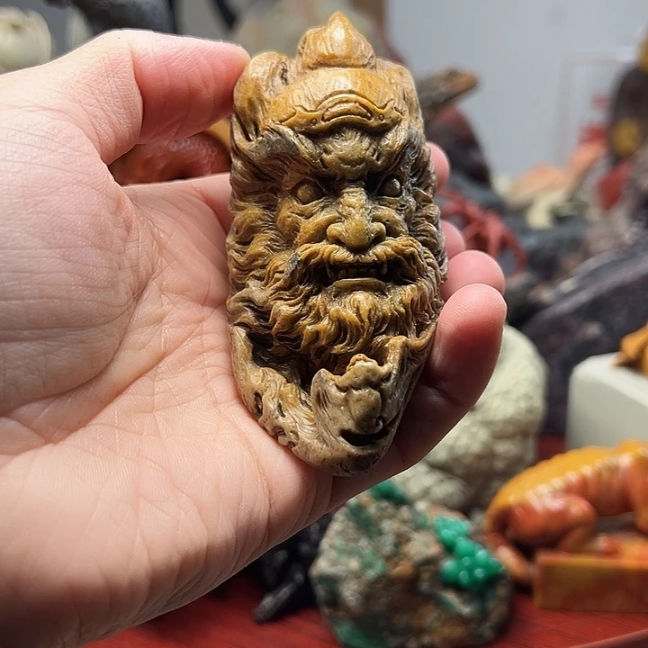 寿山石寿山石手把件