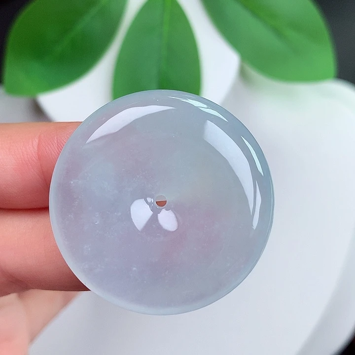 颈饰未镶嵌翡翠平安扣 33.7x5.9mm