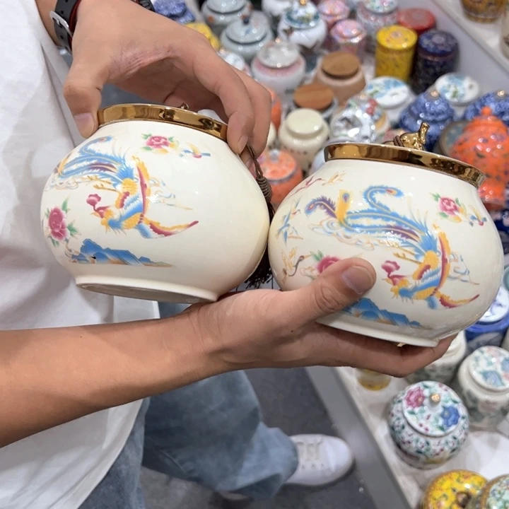 瑕疵福利品陶瓷茶叶罐