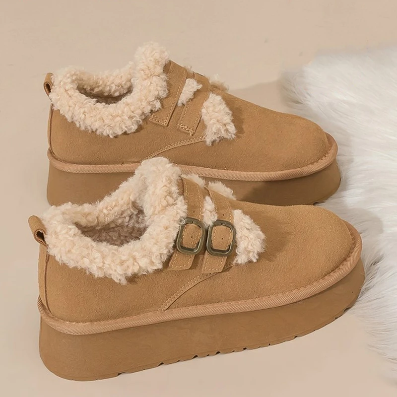 回力厚底雪地靴女款2025冬季新款女士棉鞋保暖鞋子加绒勃肯鞋冬鞋