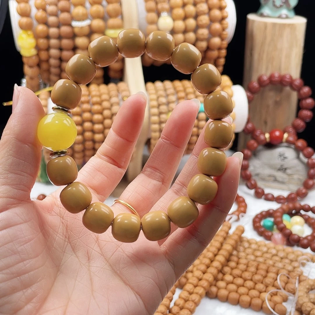 猴头核桃吊坠手串